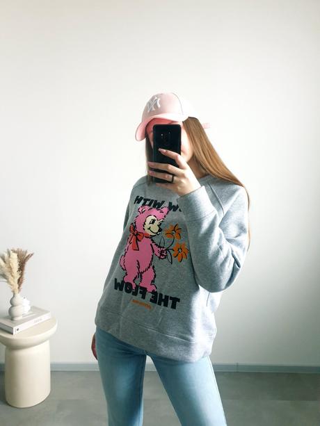 Oversize štýlová mikina, m