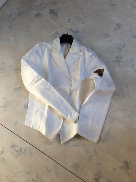 Pracovný rondon biely m/l, l