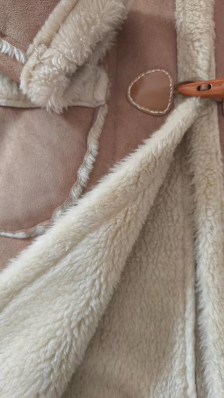 Svetlohnedý zimný kabát/kožuch, m