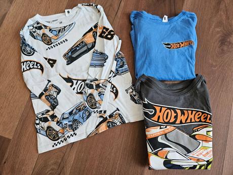 Tričká hot wheels, h&m,116