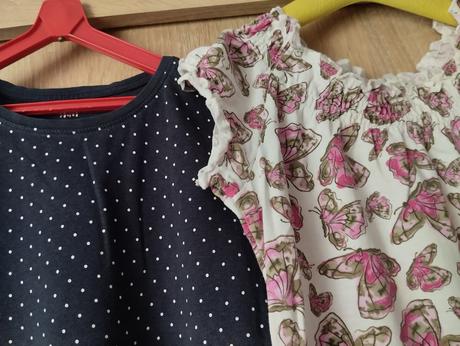 2x tričko 122/128, h&m,122