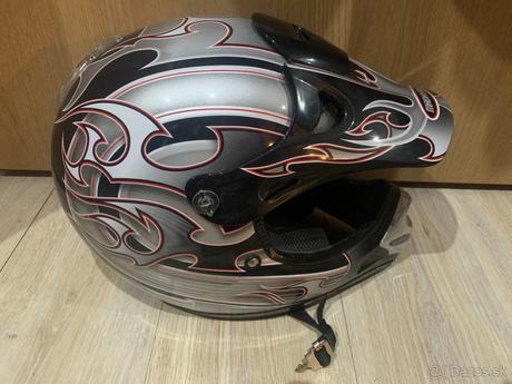 Prilba s 55cm cross motorka,