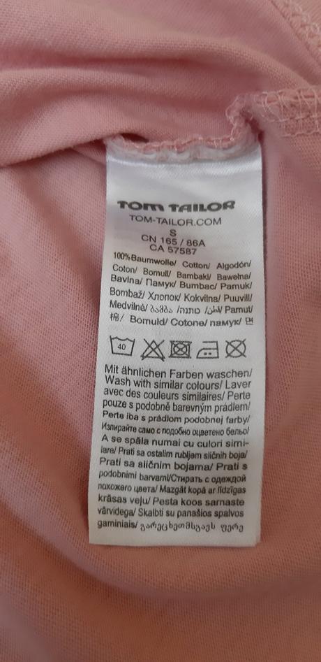 Tričko tom tailor s, tom tailor,s