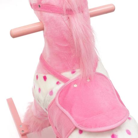 Babymix hojdací koník ružový, 