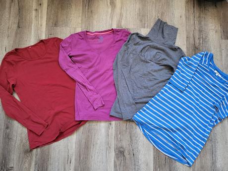 Tričká dlhý rukáv - top stav, m