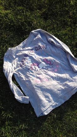 Triko s jednorožcom, h&m,158