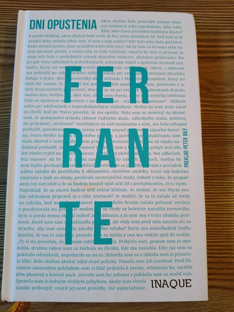 Elena ferrante - dni opustenia, 