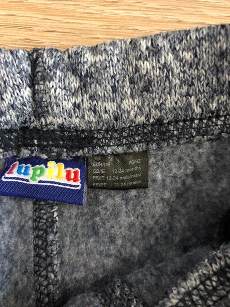 Flisové teplé tepláky, lupilu,86