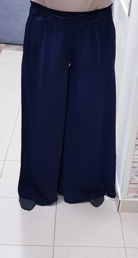 Elegantné široké nohavice l, l