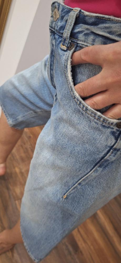 Zara jortsy bermudy riflové kratasy vel 38, zara,m