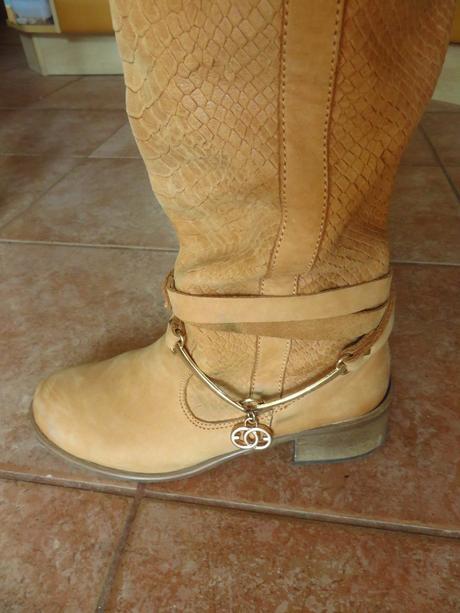 Kožené vysoké čižmy - veľ. 38, 38