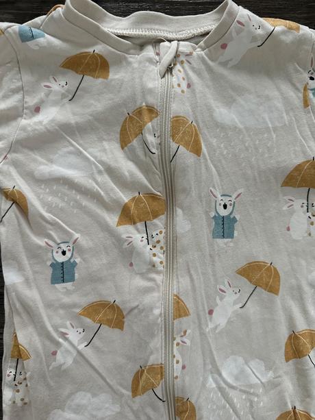 Pyžamko zajkovia s dáždnikmi, lindex,80