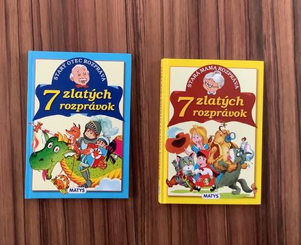 2 knihy matys zlate rozprávky,