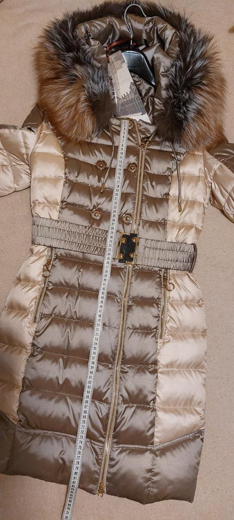 Luxusná bundička s pravou kožušinkou, m