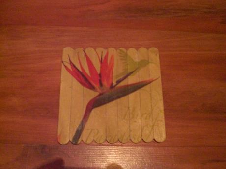 Dekoračné obrázok na stenu, do poličky 16x16 cm,