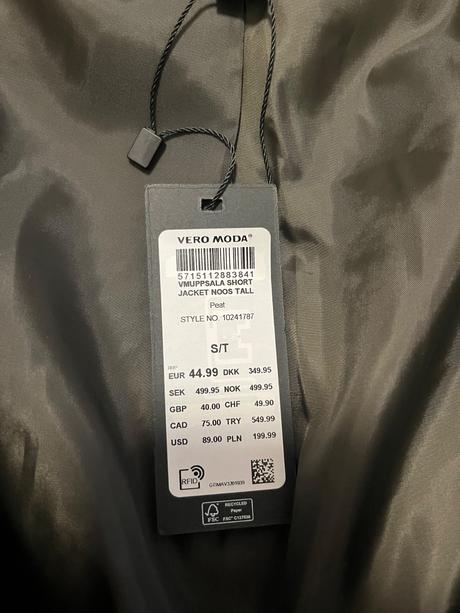 Dámska bunda, vero moda,s