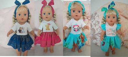 Set oblecenia pre baby born 43cm, 