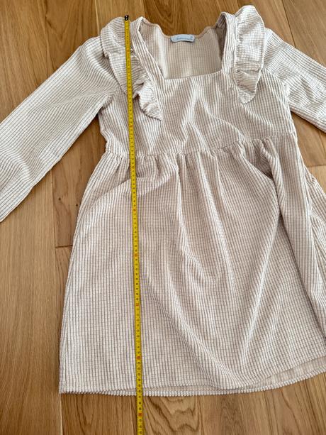 Krémové šaty la mademoiselle m/l, l