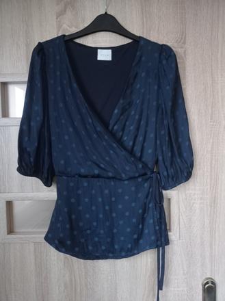 Zavinovacia blúzka vila, s