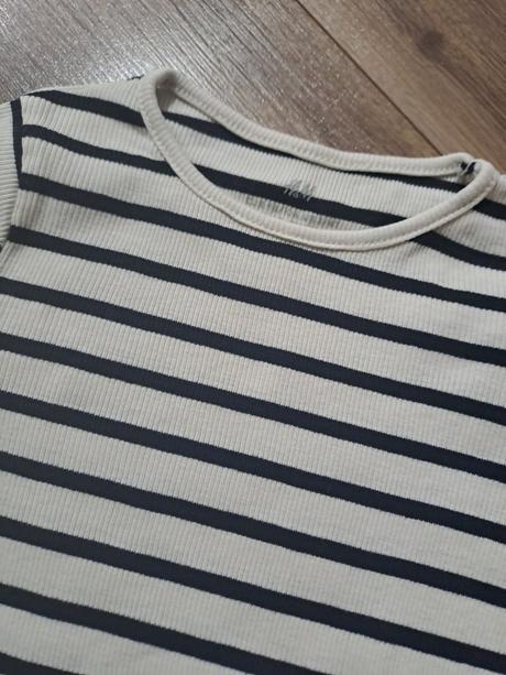 Vrúbkované tričko h&m, h&m,98