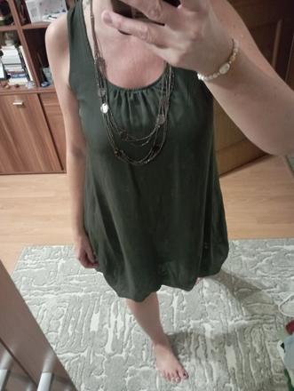 Šaty s retiazkou, camaieu,s