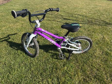 Woom 2 bicykel fialovy, woom,12