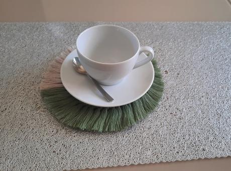 Makramé podšálka, 