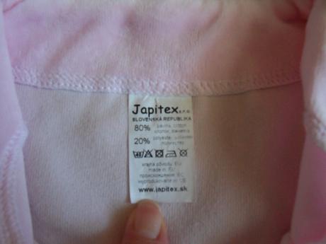 Mačičková velúrová súpravička, japitex,74