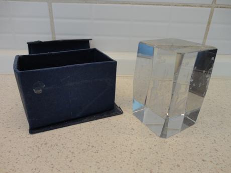 Ťažítko váhy - sklenené,