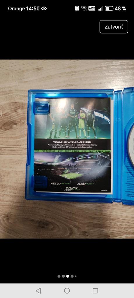 Hra fc25 na ps5, 