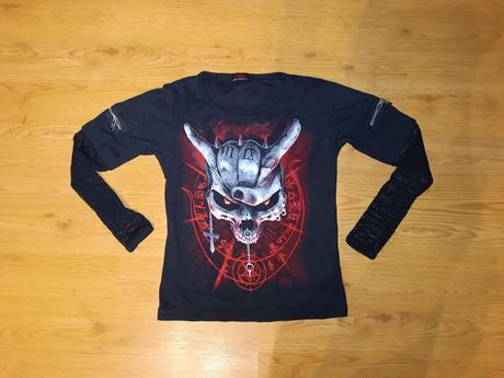 Tričko s lebkou, m