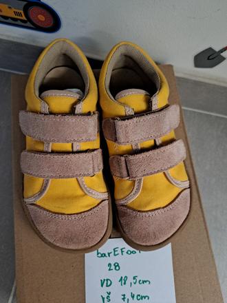 Ef barefoot platenky,tenisky 28, 28