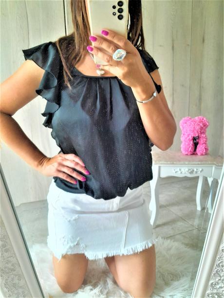 Volánová blúzka faf-m, f&f,m