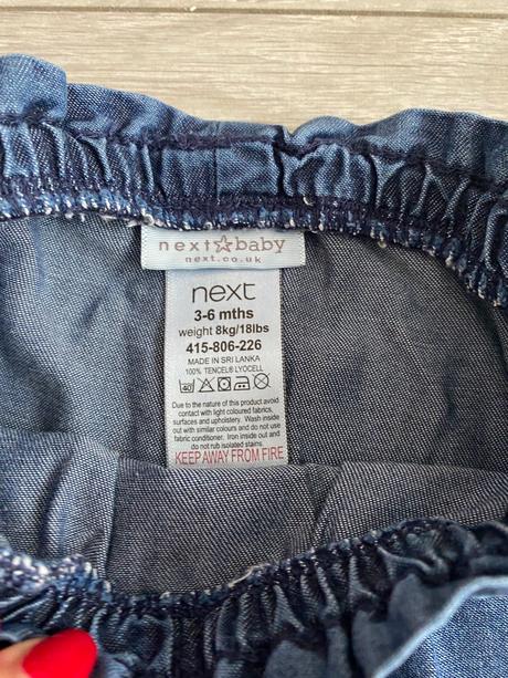 Next letné nohavice od 3 mesiacov, next,68