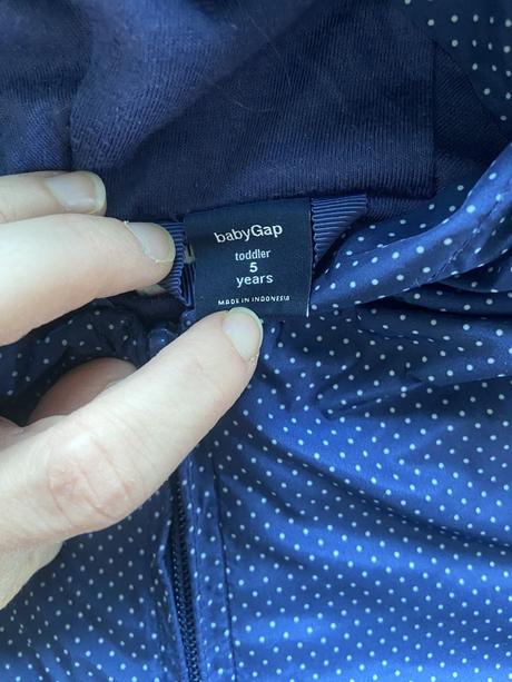 Bodkovaná bundička, gap,110