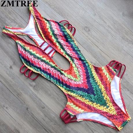 Monokiny farebné, l / m / s