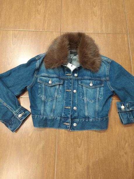 Riflová bunda, zara,m