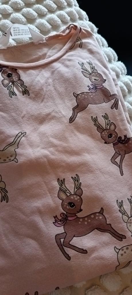 Tričko s dlhým rukávom so zvieratkami, h&m,140