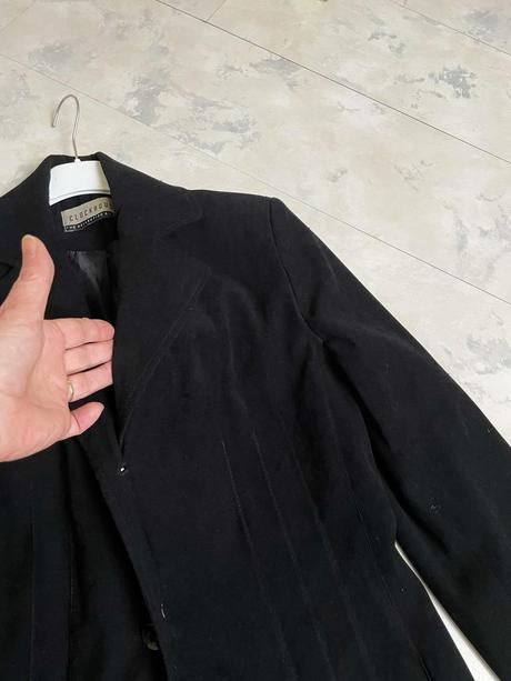 3/4 semišový slim trenčkot, clockhouse,m