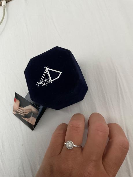 Le diamantaire diamantovy prsten biele zlato,