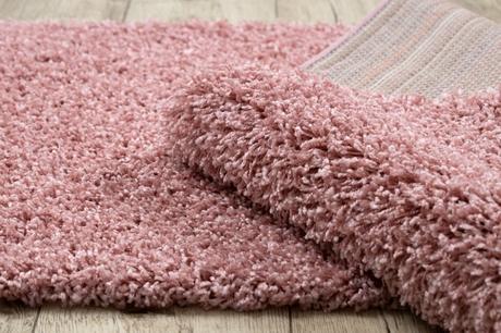 Behúň soffi shaggy 5cm svetlo ružový - 60x300 cm,