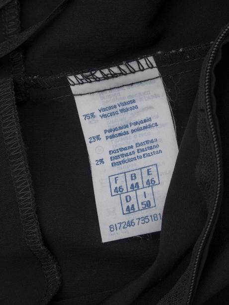 Midi čierne šaty 40/42, 40