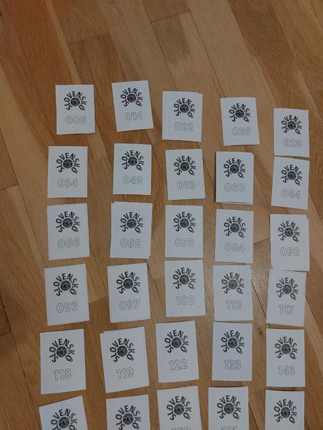 Nálepky slovensko ako maľované, 