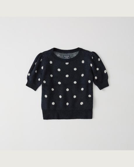 Pulovrikovy top s bodkami abercrombie&fitch vel.m, abercrombie&fitch,m / s