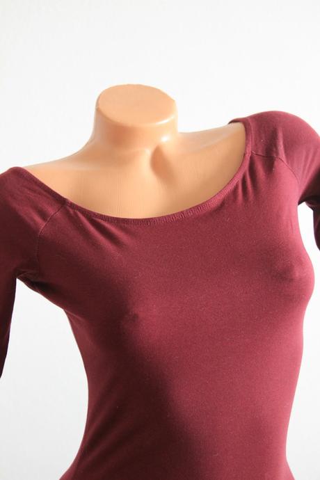 Bavlnený body top, bershka, m, bershka,m