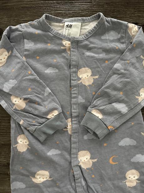 Pyžamko so sovičkami, h&m,92