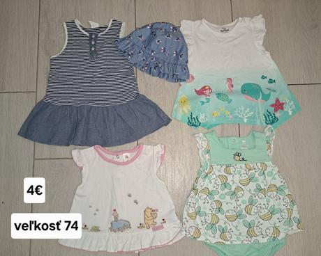 Balík letného oblečenia v.74, 68–80