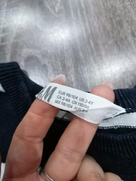 Pletený pulovrik, h&m,98
