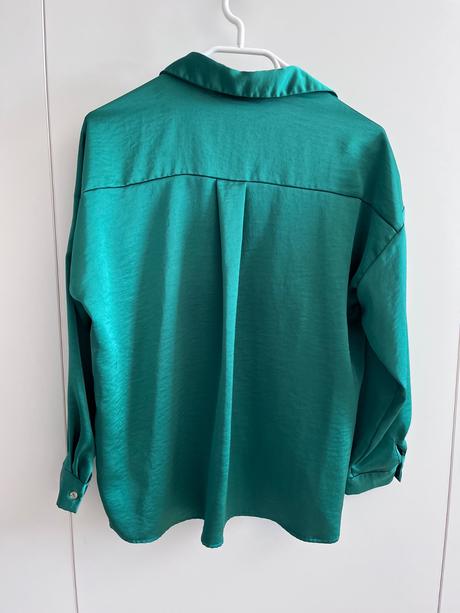 Saténová košeľa zara, zara,s