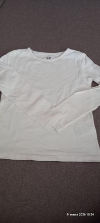Biele tričko, h&m,110